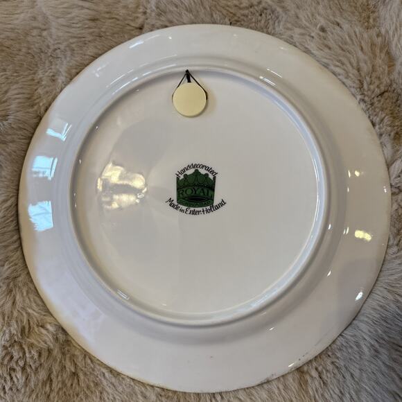 Vintage Royal Schwabap Holland Hand Decorated Dutch Shoemaker Wall Plate - Picture 4 of 5